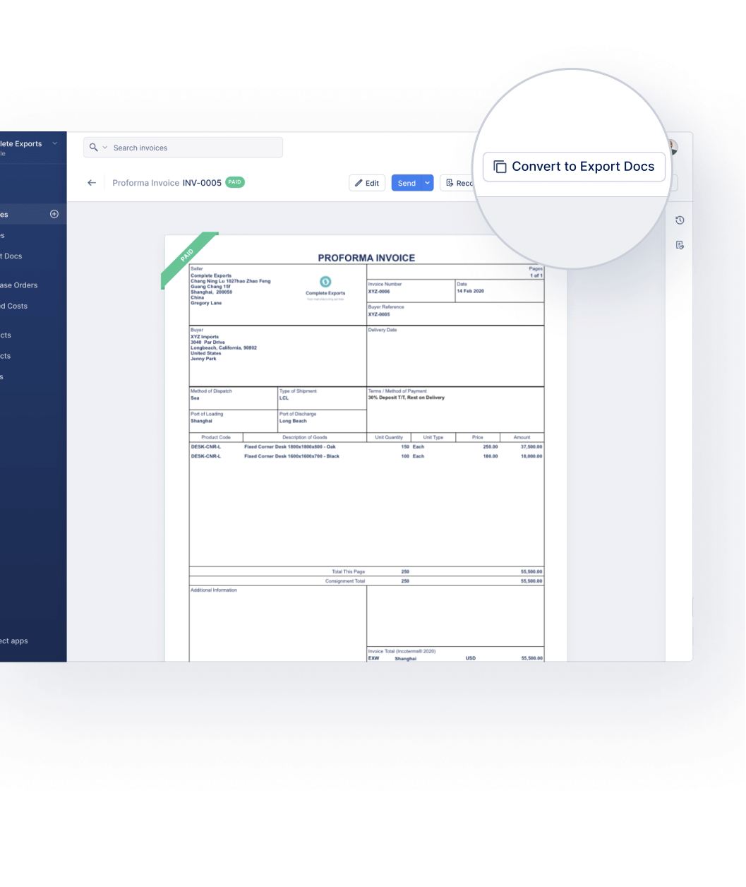 Proforma & Commercial Invoice Templates