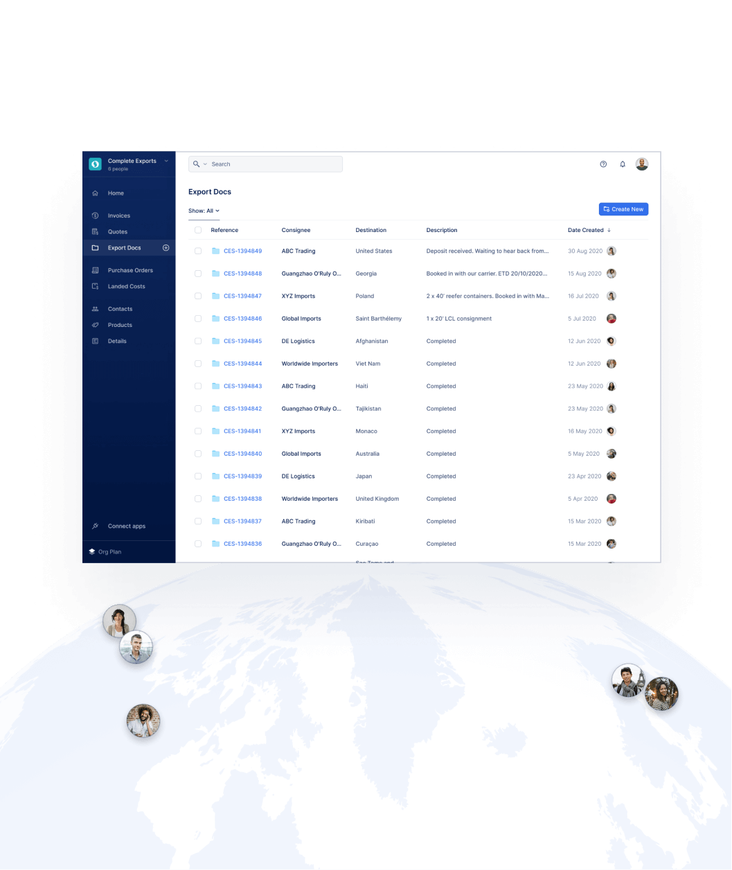 Cloud Based Export Software